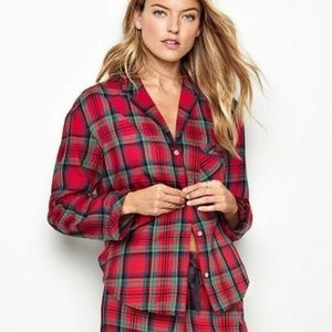 Victoria Secret "Dream" Button-Front Sleep Shirt M